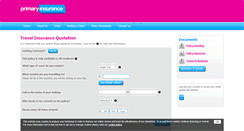 Desktop Screenshot of primaryinsuranceonline.com