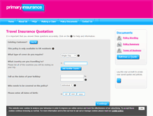 Tablet Screenshot of primaryinsuranceonline.com
